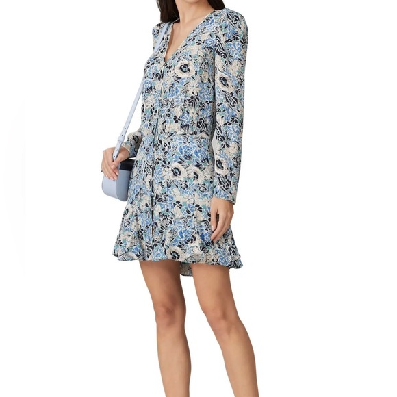 Veronica Beard Dresses & Skirts - Veronica Beard floral silk Riggins mini dress, size 4, perfect condition